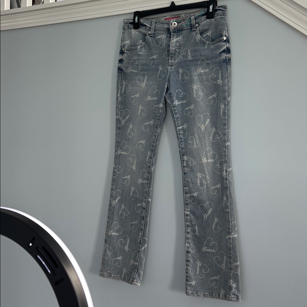 💎NWOT💎 Bundle 5 items @ 25$, pay only 75$ - Guess Blue Heart Patterned Denim